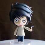 toy, figurine, young, male, boy, japanese, anime, cartoon, television, series, notes, character, nendoroid, action, figure, phone, brown phone, brown cartoon, brown anime, brown death, brown telephone, brown note, brown animation